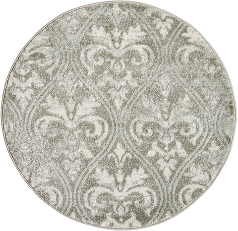 Nourison Euphoria Grey Round 34 X 34 Area Rug 805-97788 Image 0