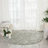 Nourison Euphoria Grey Round 53 X 53 Area Rug  805-97789 Thumb 3