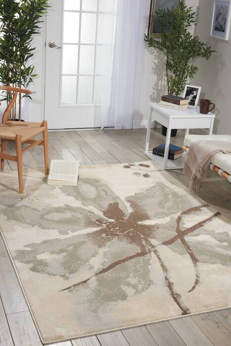 Nourison Euphoria Beige 20 X 30 Area Rug  805-97793 Image 3