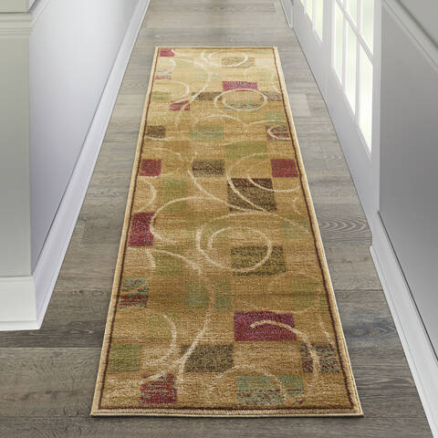 Nourison Expressions Beige Runner 23 X 80 Area Rug 805-97810 Image 3