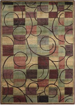 Nourison EXPRESSIONS Brown 5'3" X 7'5" Area Rug 99446584687 805-97819