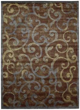 Nourison Expressions Multicolor Rectangle 8x11 ft Polyester Carpet 97834