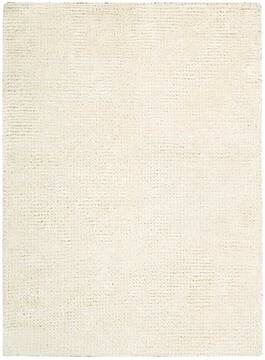 Nourison Fantasia White Rectangle 5x8 ft Wool Carpet 97911