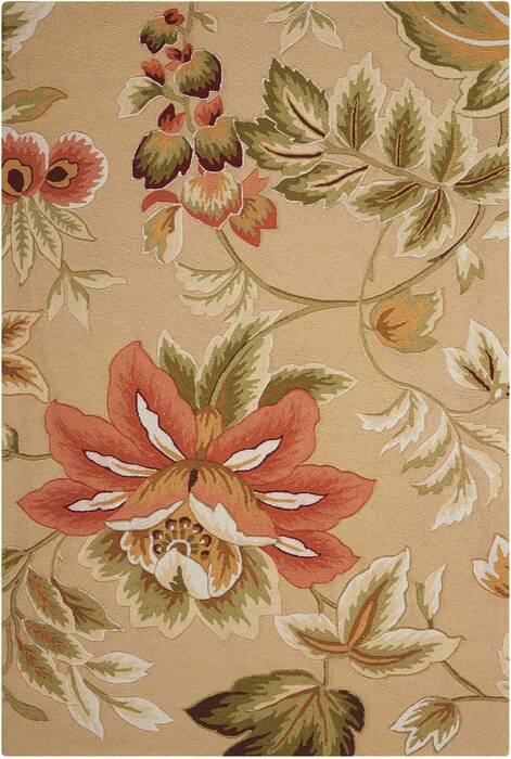 Nourison Fantasy Beige 50 X 76 Area Rug 805-97937 Image 0