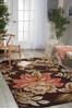 Nourison Fantasy Brown 19 X 29 Area Rug  805-97939 Thumb 3