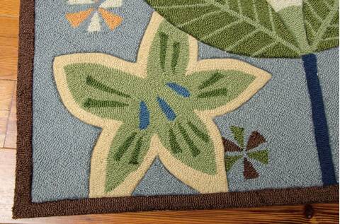 Nourison Fantasy Blue 19 X 29 Area Rug 805-97951 Image 1