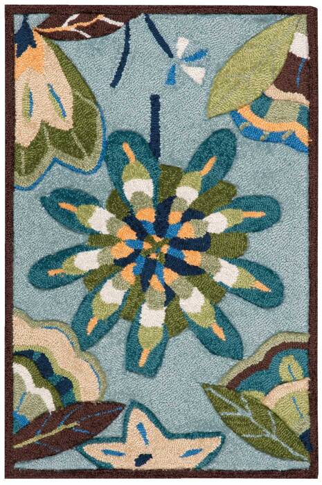 Nourison Fantasy Blue 19 X 29 Area Rug 805-97951 Image 0