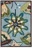 Nourison Fantasy Blue 19 X 29 Area Rug  805-97951 Thumb 3