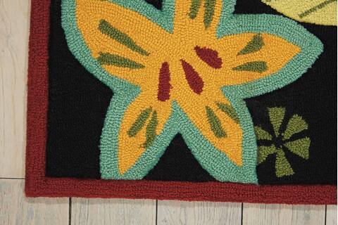 Nourison Fantasy Black 19 X 29 Area Rug 805-97957 Image 1