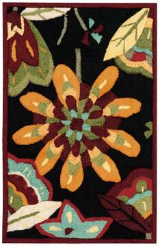 Nourison Fantasy Black 1'9" X 2'9" Area Rug  805-97957