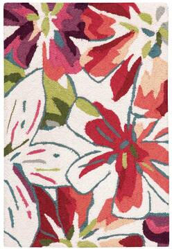Nourison Fantasy Multicolor Rectangle 2x3 ft Polyester Carpet 97975