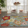 Nourison Fantasy Blue 19 X 29 Area Rug  805-97993 Thumb 3