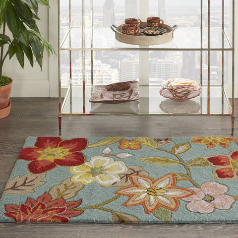 Nourison Fantasy Blue 26 X 40 Area Rug 805-97995 Image 3