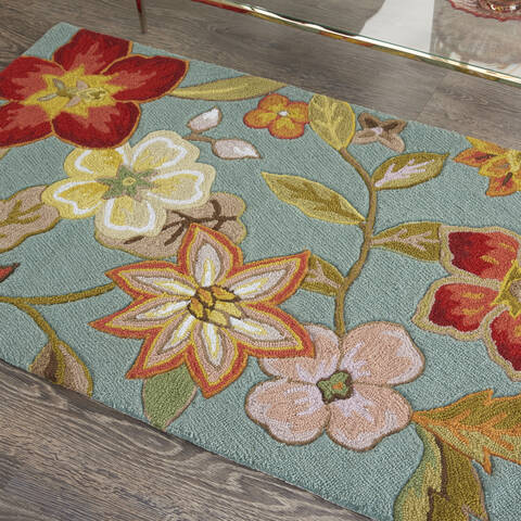 Nourison Fantasy Blue 26 X 40 Area Rug 805-97995 Image 4