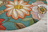 Nourison Fantasy Blue Round 56 X 56 Area Rug 805-97998 Thumb 5