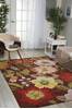Nourison Fantasy Brown 19 X 29 Area Rug 805-98001 Thumb 3