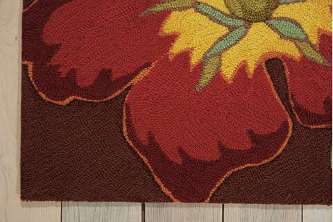 Nourison Fantasy Brown Runner 23 X 80 Area Rug 805-98002 Image 1