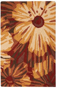 Nourison FANTASY Multicolor Rectangle 2x3 ft polyester Carpet 98013