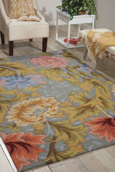 Nourison Fantasy Grey 19 X 29 Area Rug 805-98043 Image 3