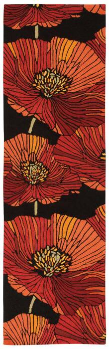 Nourison Fantasy Black Runner 23 X 80 Area Rug 805-98056 Image 0