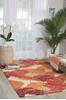 Nourison Fantasy Orange 19 X 29 Area Rug  805-98067 Thumb 3