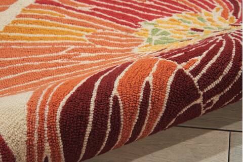 Nourison Fantasy Orange Runner 23 X 80 Area Rug 805-98068 Image 2