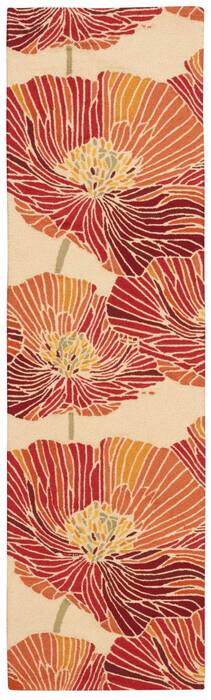 Nourison Fantasy Orange Runner 23 X 80 Area Rug 805-98068 Image 0