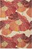 Nourison Fantasy Orange 50 X 76 Area Rug  805-98071 Thumb 0