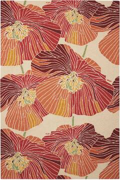 Nourison Fantasy Orange 5'0" X 7'6" Area Rug  805-98071