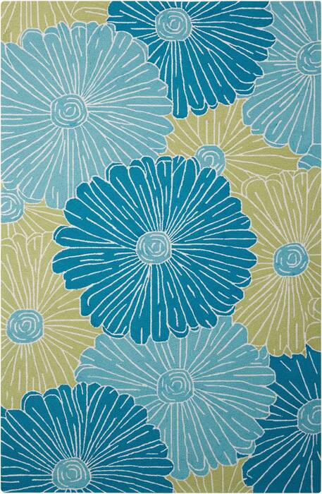 Nourison Fantasy Blue 80 X 106 Area Rug 805-98084 Image 0