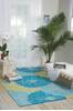 Nourison Fantasy Blue 80 X 106 Area Rug 805-98084 Thumb 3