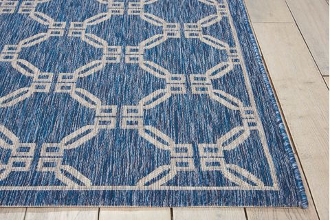 Nourison GARDEN PARTY Blue 96 X 130 Area Rug 99446380906 805-98167 Image 2