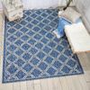 Nourison GARDEN PARTY Blue 96 X 130 Area Rug 99446380906 805-98167 Thumb 1