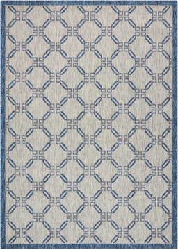 Nourison Garden Party Beige Rectangle 10x13 ft Polypropylene Carpet 98173