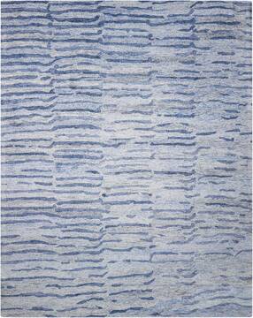 Nourison Gemstone Blue Rectangle 10x14 ft Lucxelle Carpet 98253