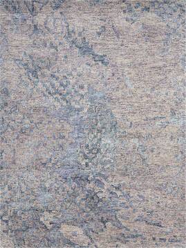 Nourison Gemstone Blue Rectangle 4x6 ft Lucxelle Carpet 98274