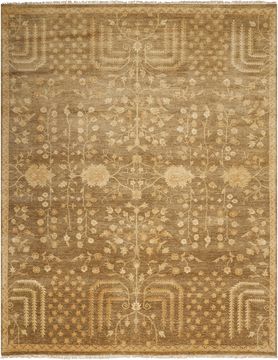 Nourison GRAND ESTATE Beige Rectangle 8x10 ft Wool Carpet 98294