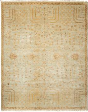 Nourison Grand Estate Blue Rectangle 8x10 ft Wool Carpet 98297