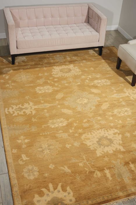 Nourison GRAND ESTATE Brown 79 X 99 Area Rug 99446079824 805-98308 Image 1