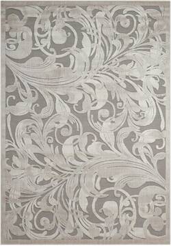 Nourison Graphic Illusions Grey 5'3" X 7'5" Area Rug  805-98314
