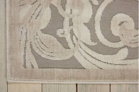 Nourison Graphic Illusions Grey 79 X 1010 Area Rug 805-98315 Image 1