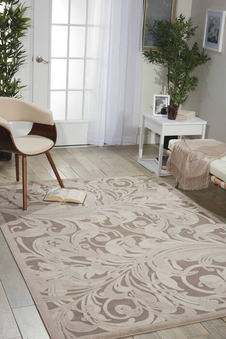 Nourison Graphic Illusions Grey 79 X 1010 Area Rug 805-98315 Image 3