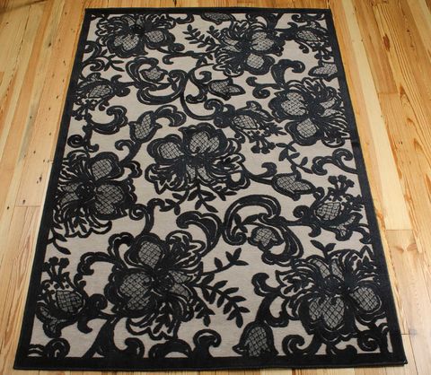 Nourison GRAPHIC ILLUSIONS Grey 79 X 1010 Area Rug 99446117823 805-98330 Image 2