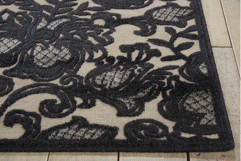 Nourison GRAPHIC ILLUSIONS Grey 79 X 1010 Area Rug 99446117823 805-98330 Image 4