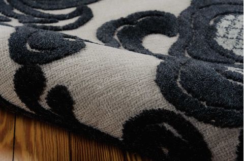 Nourison GRAPHIC ILLUSIONS Grey 79 X 1010 Area Rug 99446117823 805-98330 Image 5