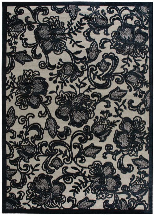 Nourison GRAPHIC ILLUSIONS Grey 79 X 1010 Area Rug 99446117823 805-98330 Image 0