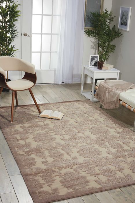 Nourison GRAPHIC ILLUSIONS Beige 79 X 1010 Area Rug 99446117953 805-98345 Image 1