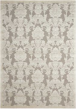 Nourison GRAPHIC ILLUSIONS Grey Rectangle 8x11 ft acrylic Carpet 98355
