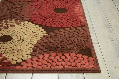 Nourison GRAPHIC ILLUSIONS Brown 19 X 29 Area Rug 99446174055 805-98371 Image 2