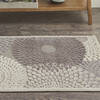 Nourison Graphic Illusions Grey 23 X 39 Area Rug 805-98379 Thumb 4